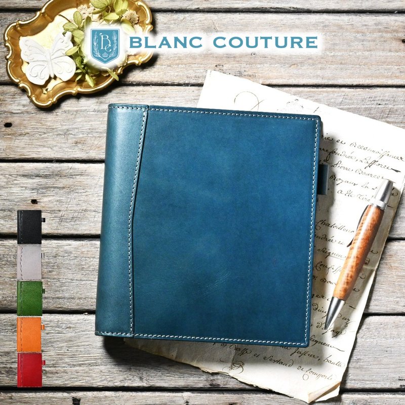 系统手帐 HB×WA5 尺寸 15mm વાળા 皮革 - 笔记本/手帐 - 真皮 黑色