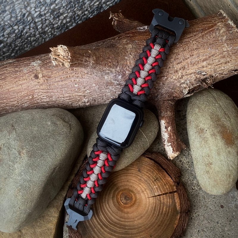 伞绳手作 定制化 伞绳表带 Apple Watch, G-Shock, Garmin 山龙神 - 表带 - 尼龙 