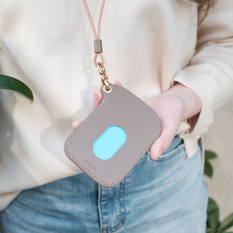 【寓吉】圆润感卡套/悠游卡套/票卡夹/皮革卡套 - 证件套/卡套 - 真皮 多色