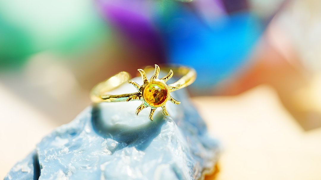 Citrine Marissa ring - 戒指 - 半宝石 黄色