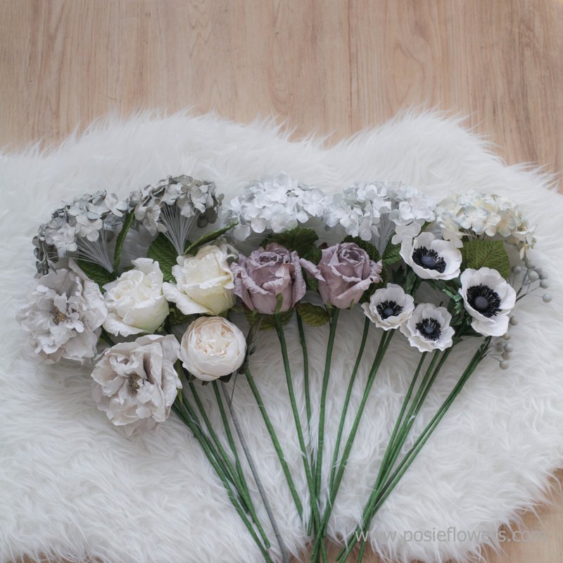 MY WHITE ELEGANCE - Medium Posie Rooms for Home Decoration - 香薰/精油/线香 - 纸 灰色