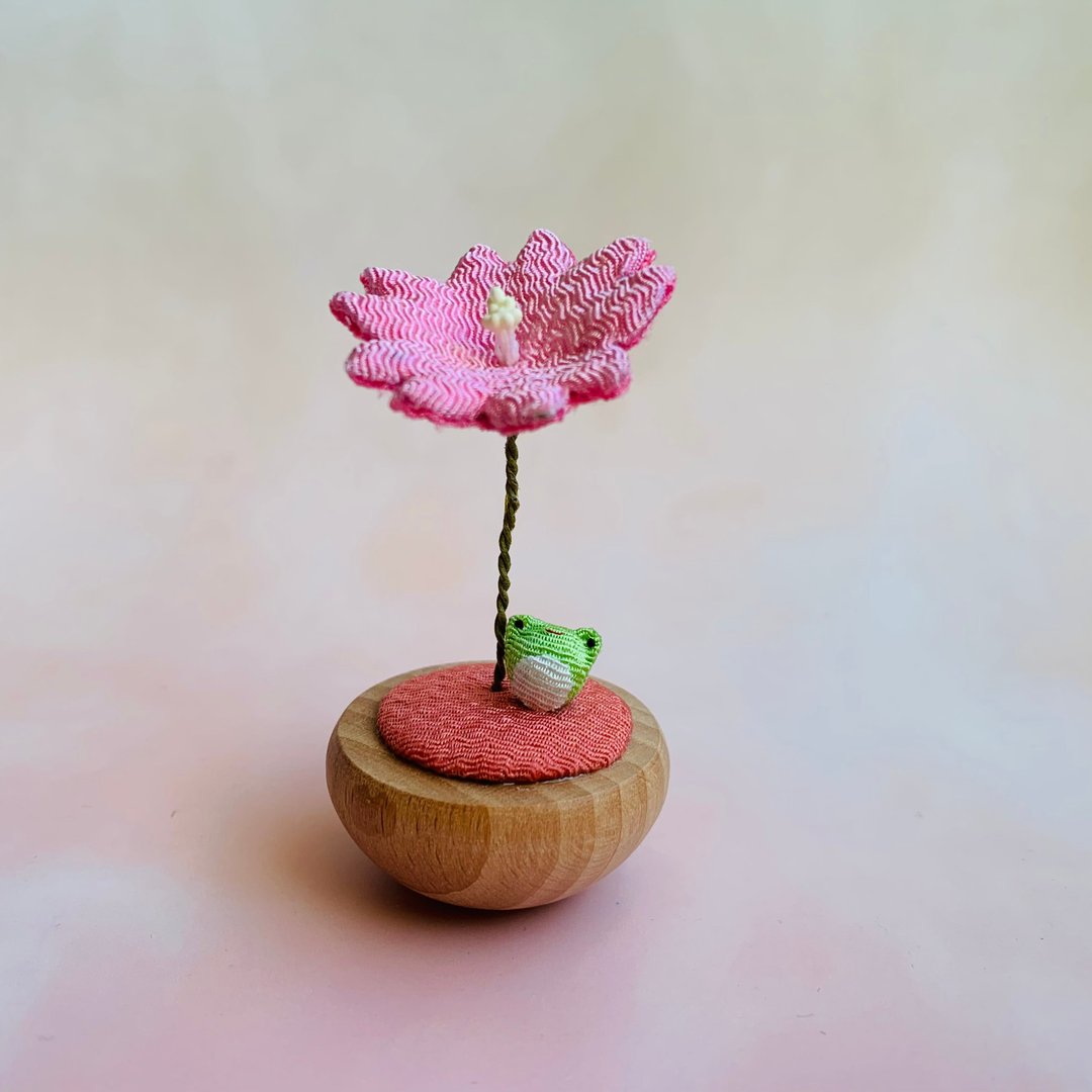 疗愈系摇摇-樱花-青蛙 - 摆饰 - 其他人造纤维 