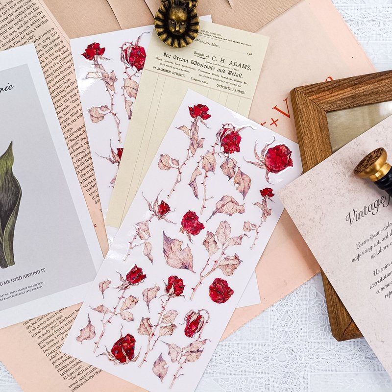 深紅3 / 轉印貼纸 - 贴纸 - 其他材质 多色