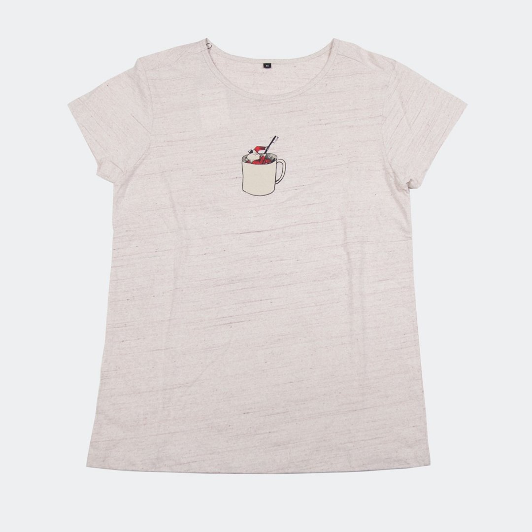 Original Ladies Book King Toothpaste from Body A little surreal T-shirt Tcollector - 女装 T 恤 - 棉 粉红色