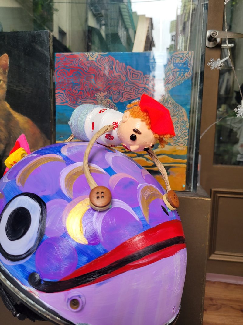 儿童暑期手作课程单堂体验-彩绘安全帽 - 插画/绘画/写字 - 颜料 