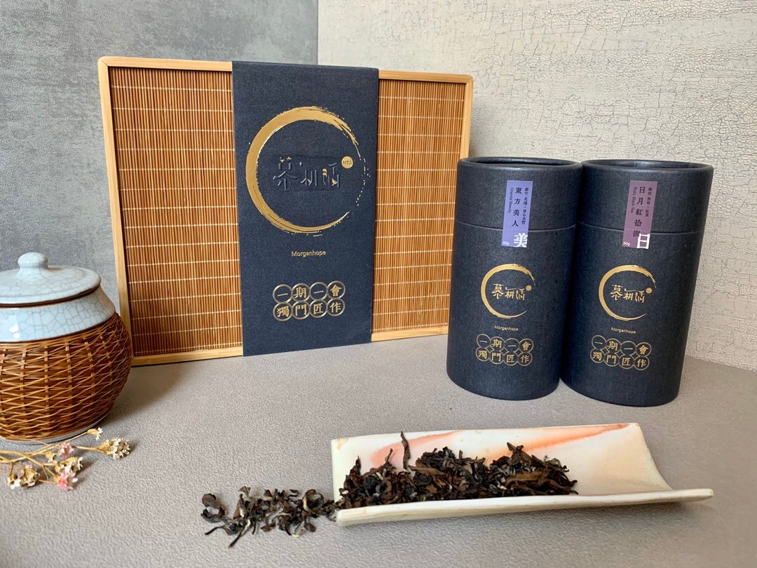 【团购/包邮】慕耕活金奖品鉴礼盒五组-匠作森韵乌龙+东方美人 - 茶 - 新鲜食材 红色