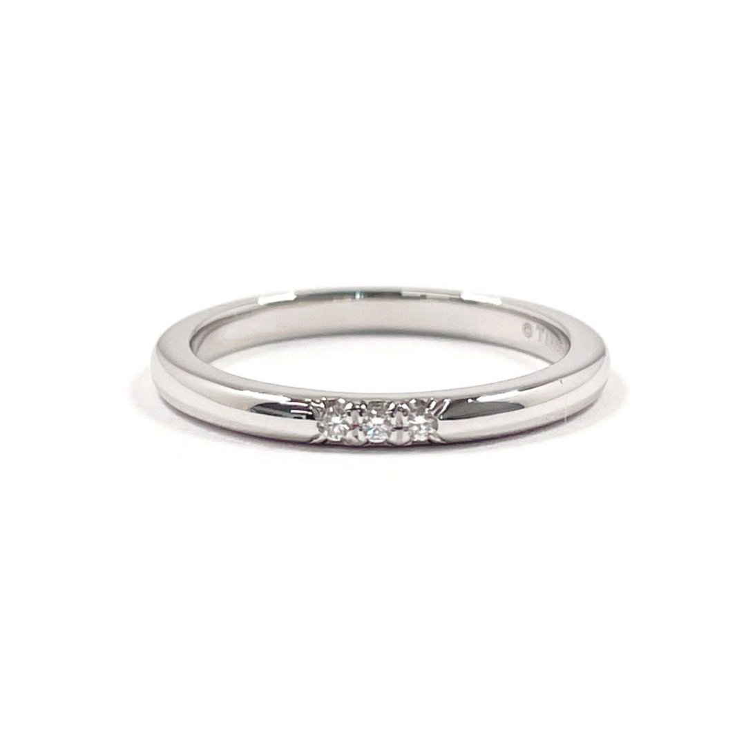 【日本直送 二手美品】7.5号 蒂芙尼 TIFFANY&Co. 戒指 婚戒 Forever Pt950 - 戒指 - 贵金属 银色