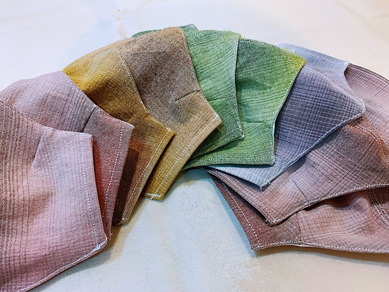 布口罩套 立体口罩 先染布 二重纱 亲肤 防敏 抗菌加工 /不含口罩 - 其他 - 棉．麻 