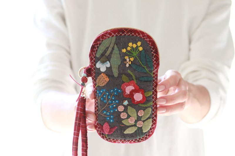 花卉贴花绗缝手机壳、手机套、iPhone 手机套 - 其他 - 其他材质 多色