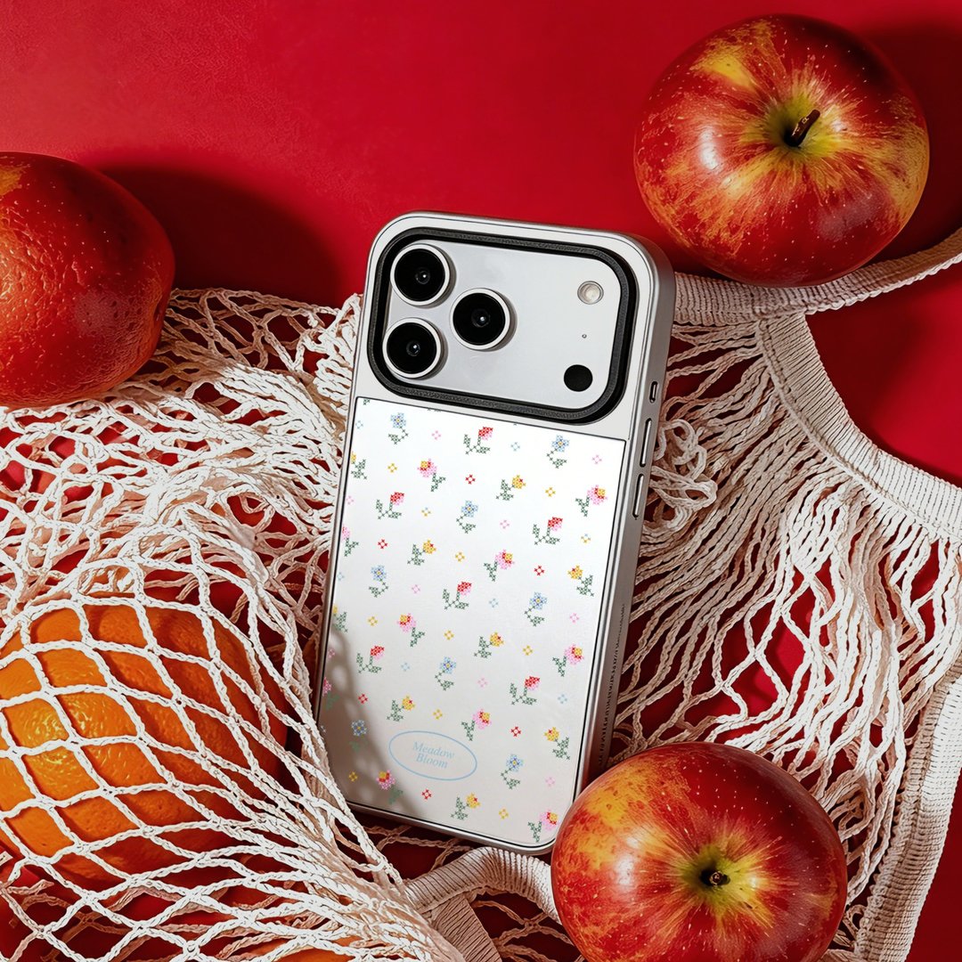 【Pixel FlowerBox VOL.48】银框镜面 MagSafe iPhone Case - 手机壳/手机套 - 其他材质 