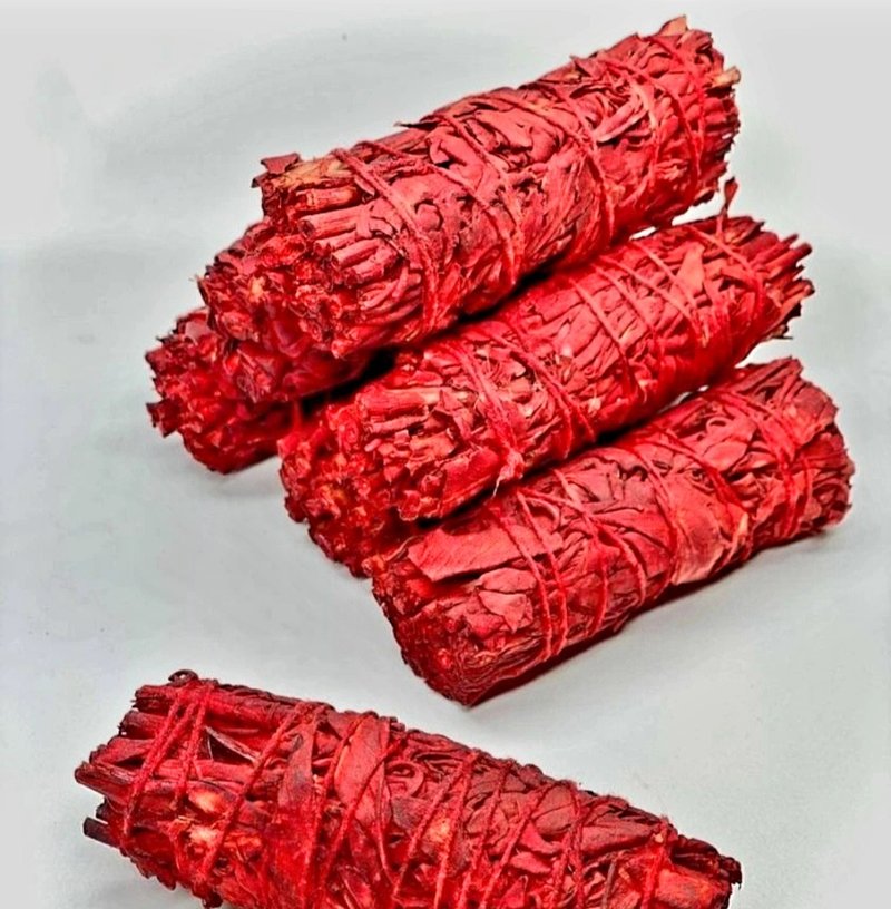 龙血鼠尾草 - 香薰/精油/线香 - 木头 红色