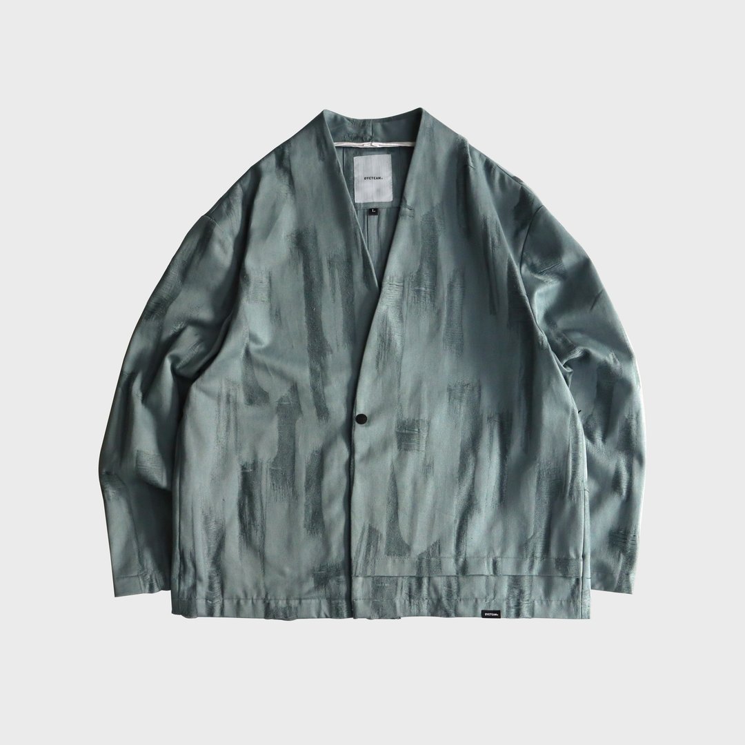 DYCTEAM - Jacquard tree pattern blazer - 男装西装外套 - 其他材质 绿色