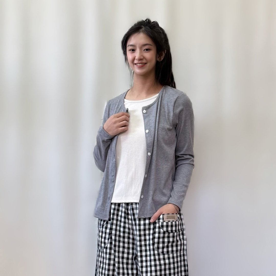 针织假两件上衣 - 女装上衣 - 其他材质 