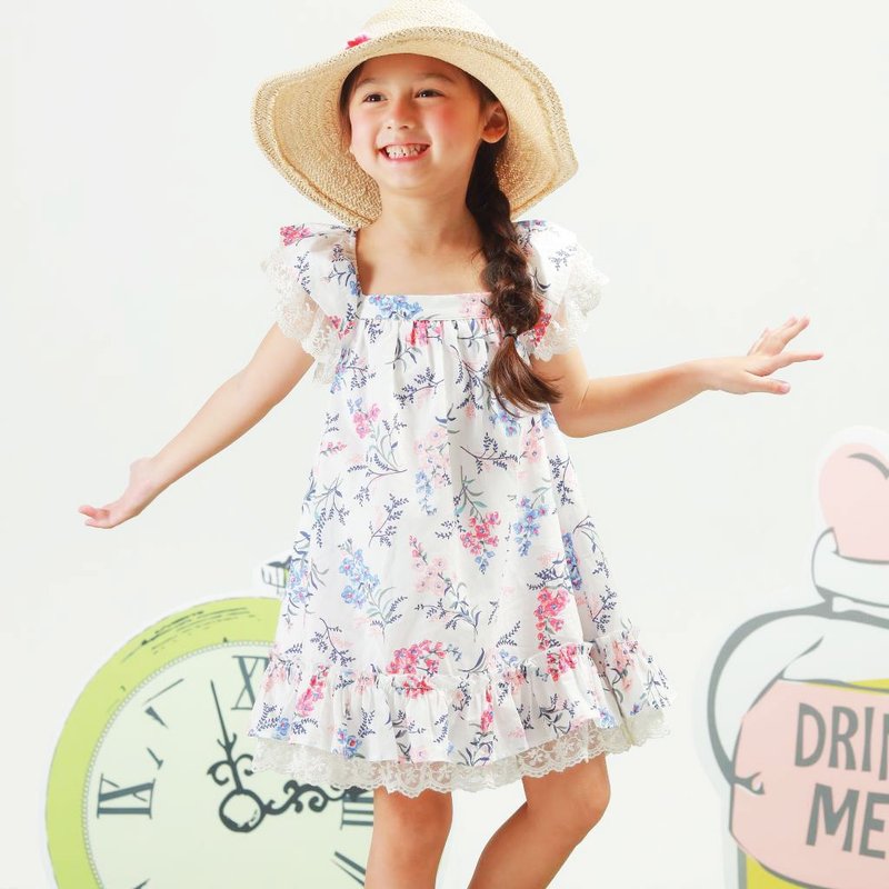 王宫花园蕾丝洋装 - 童装礼服/连衣裙 - 棉．麻 多色