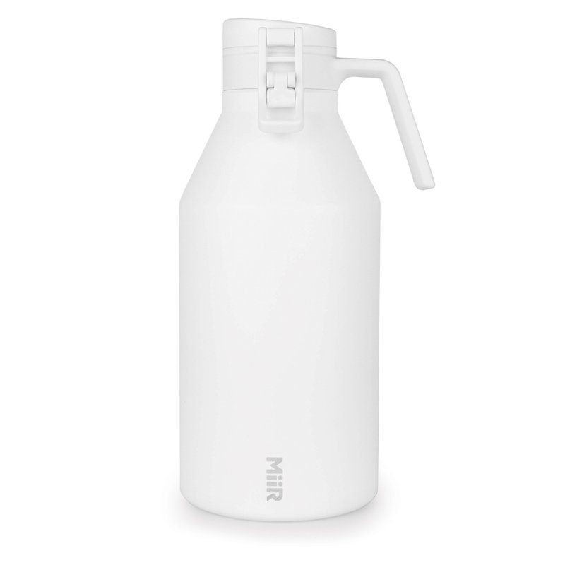 MiiR Growler 双层真空 保温 保冰 啤酒 保温壶 64oz/1.8L 时尚白 - 酒杯/酒器 - 不锈钢 白色