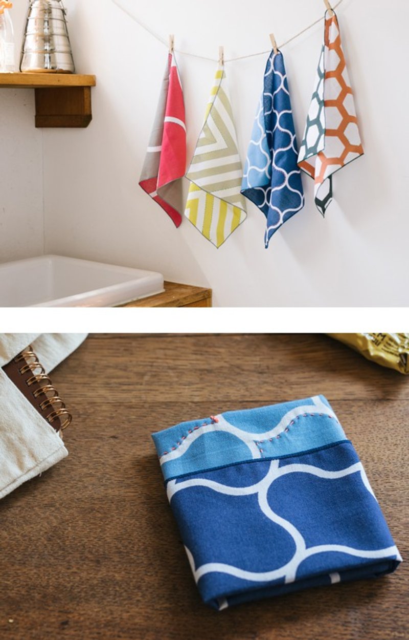 Handkerchief Handkerchief Kasane's Color ~ Wave Flower ~ - 其他 - 其他材质 