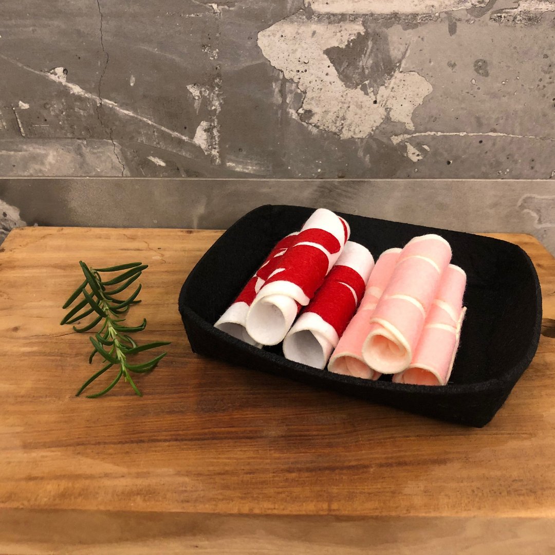 不织布玩具-综合肉片 - 玩具/玩偶 - 聚酯纤维 粉红色
