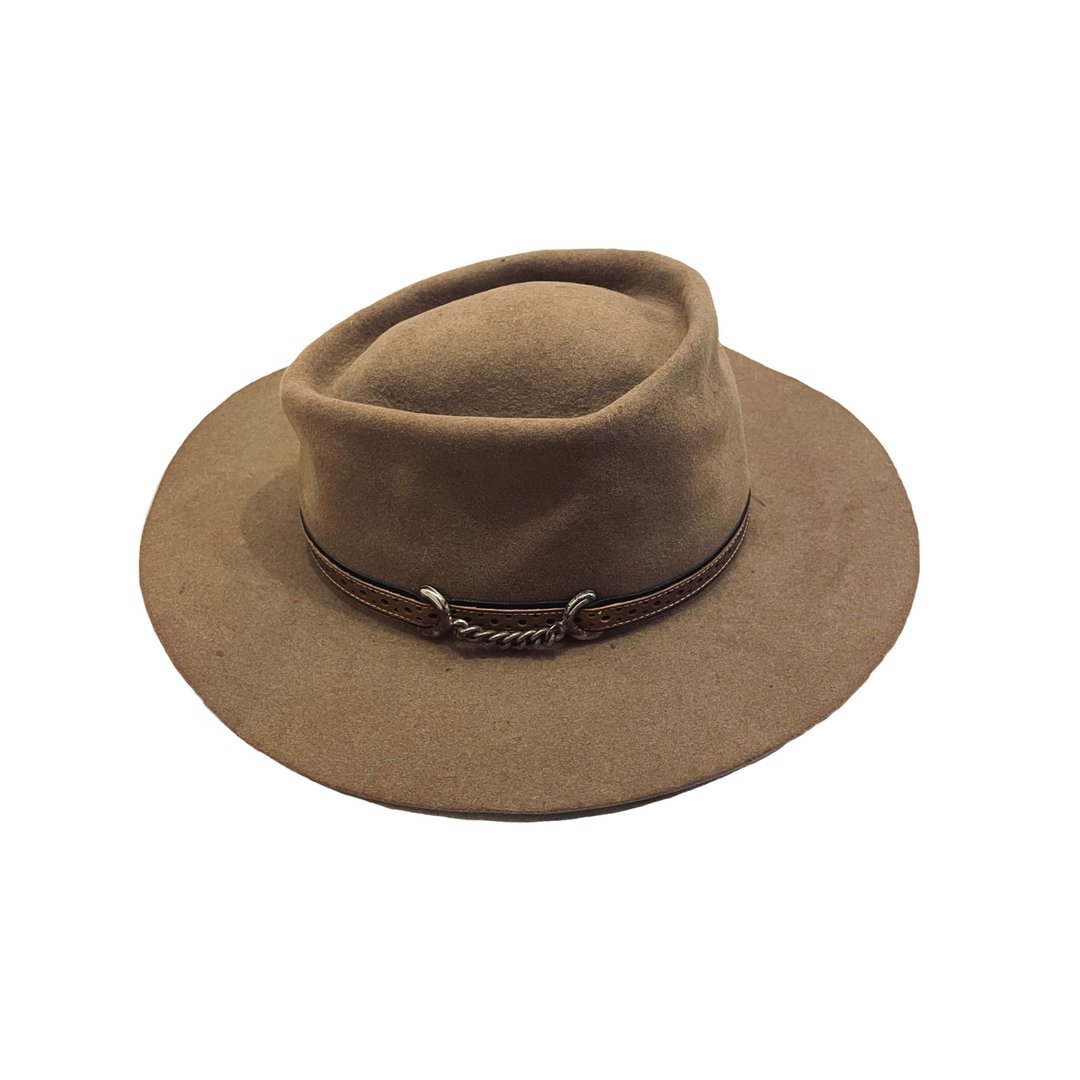 • 爱头牌 •Vintage Australia AKUBRA cattleman hat 古着澳洲 - 帽子 - 其他材质 咖啡色