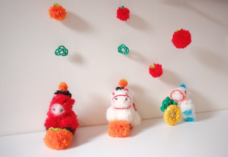 【春节限定单品】马年吊饰/新年小物/春联挂饰/送礼/入厝 - 摆饰 - 棉．麻 