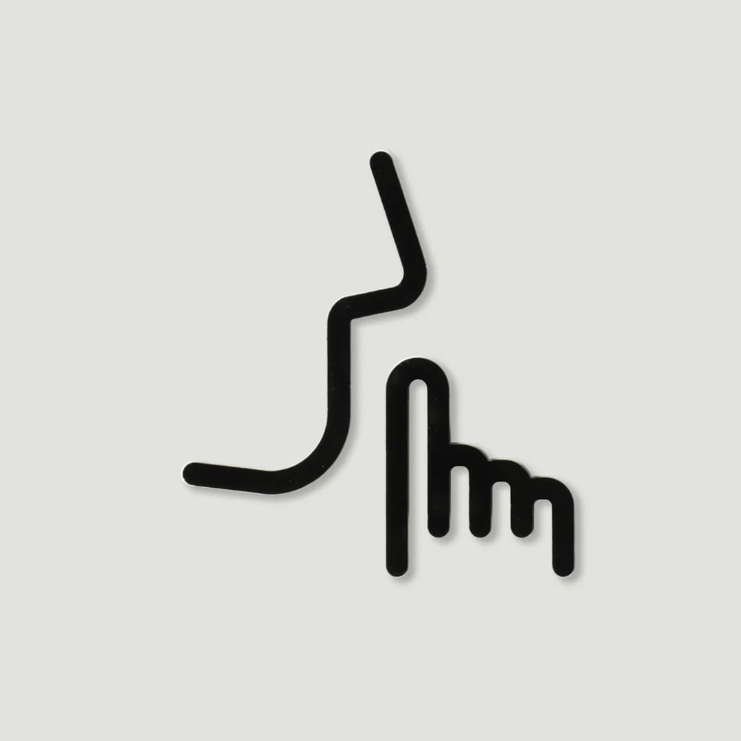 MOHEIM BE QUIET 安静标示 黑 - 其他 - 塑料 黑色