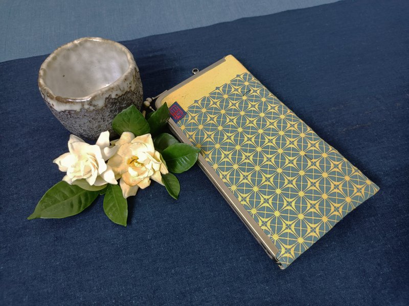 L型口金包(钱包、手机袋、眼镜袋) - 零钱包 - 棉．麻 