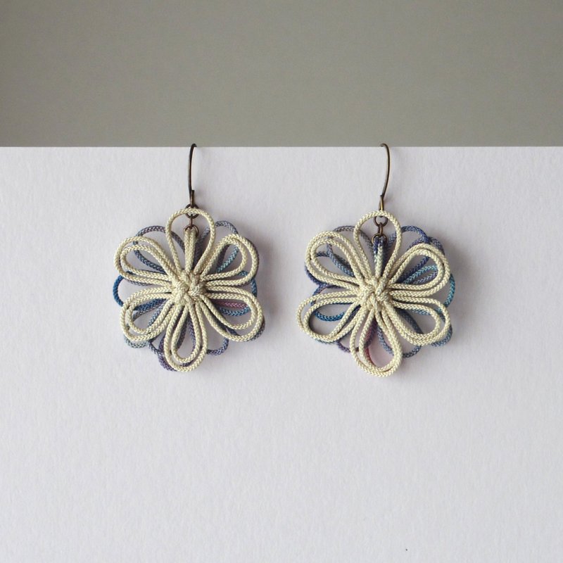 在暗示耳针的夜晚 - 耳环/耳夹 - 其他金属 紫色