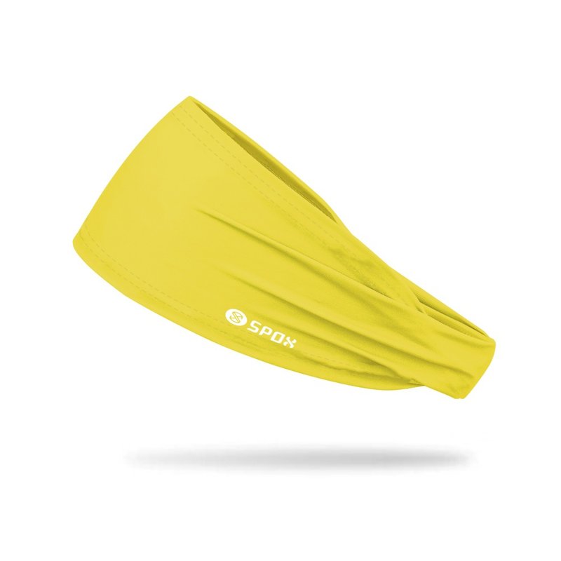 国王黄 - SPOX 凉感运动潮流头巾 排汗速干 男女适用 台湾制造 - 其他 - 聚酯纤维 黄色
