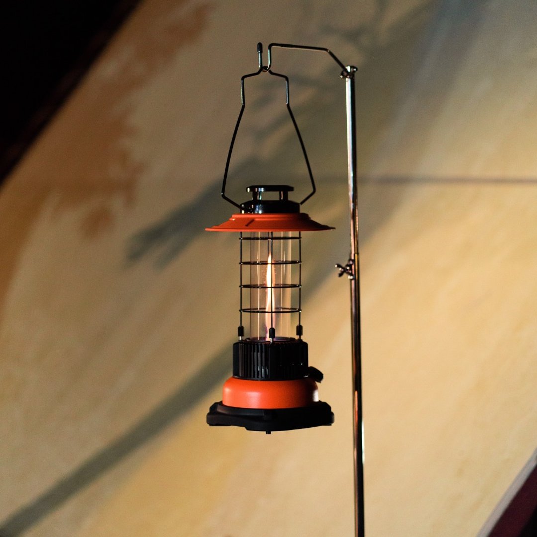 【Tenderflame】露营户外提灯Camping Lantern–凹豆标配组 - 露营用品 - 其他金属 橘色
