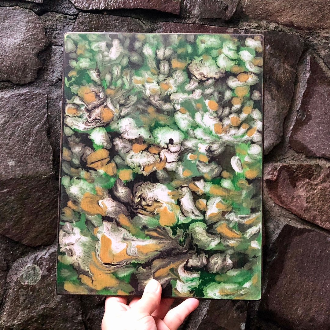 森飨生活/木植板/彩绘板/植栽板/植物上板/装饰画 - 墙贴/壁贴 - 木头 多色