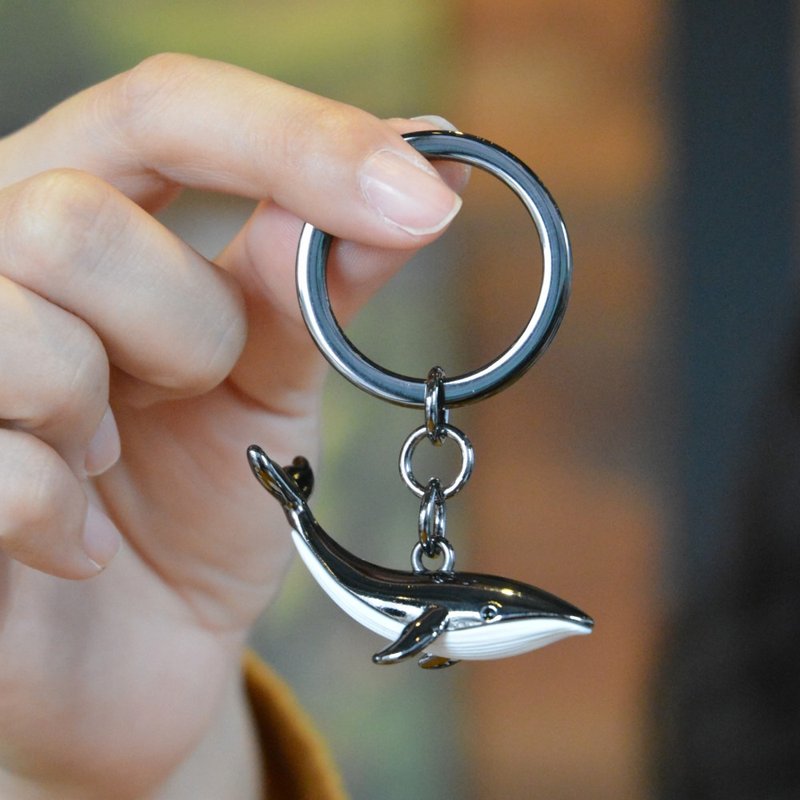 【Metalmorphose】MTM鲸鱼钥匙圈 海洋动物/吊饰/礼品 - 钥匙链/钥匙包 - 其他金属 银色