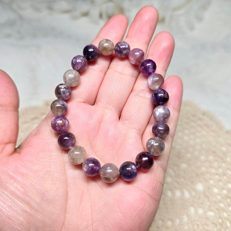 天然彩锂云母手串 - 手链/手环 - 水晶 