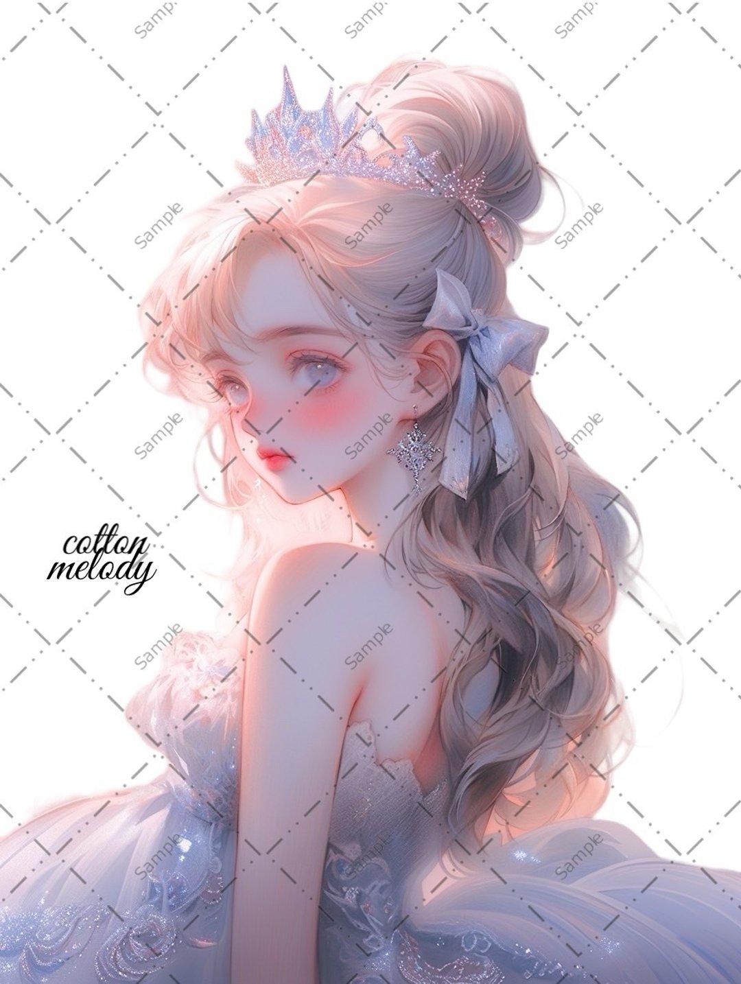 original sticker no.1045 人物贴纸 原创贴纸 人物贴纸 女孩贴纸 原创人物贴纸 - 贴纸 - 纸 
