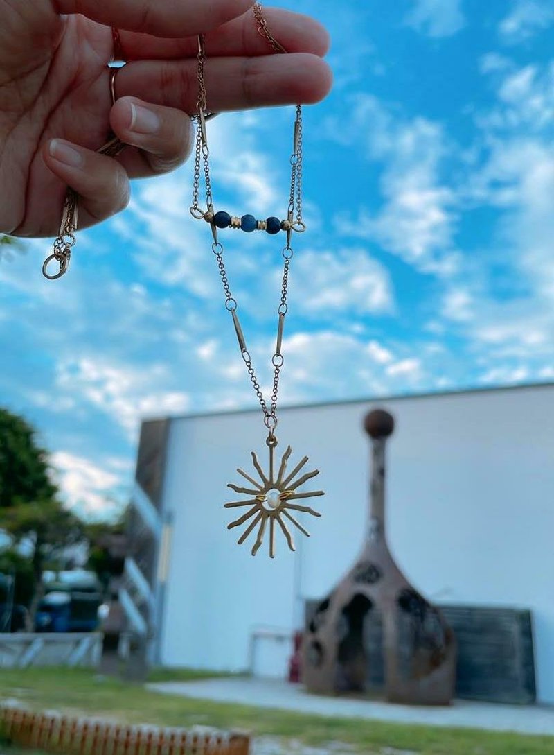 夏日太阳双链 - 项链 - 其他材质 金色