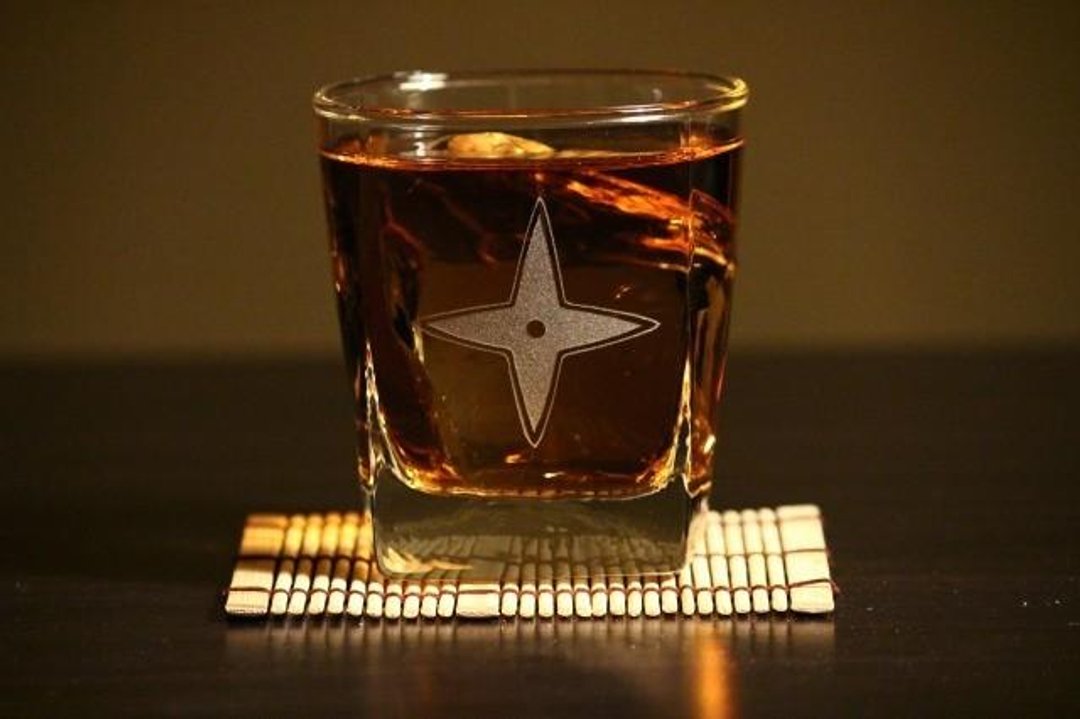 Ninja-syurikenA lowballglass - 玻璃杯 - 玻璃 