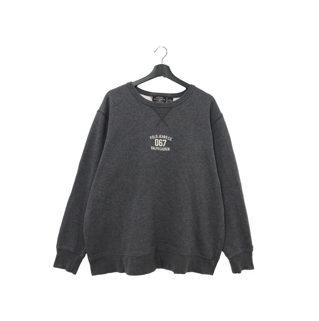 Back to Green- 经典复古大学t polo ralph lauren深灰 vintage - 中性连帽卫衣/T 恤 - 棉 