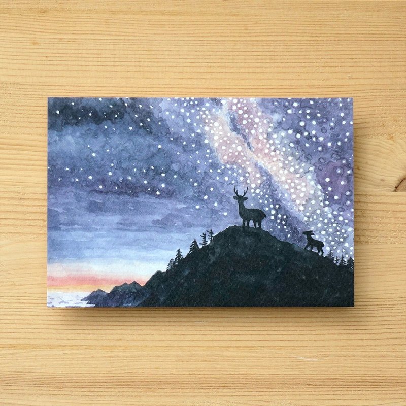 在地好朋友明信片－寂静之夜 - 卡片/明信片 - 纸 