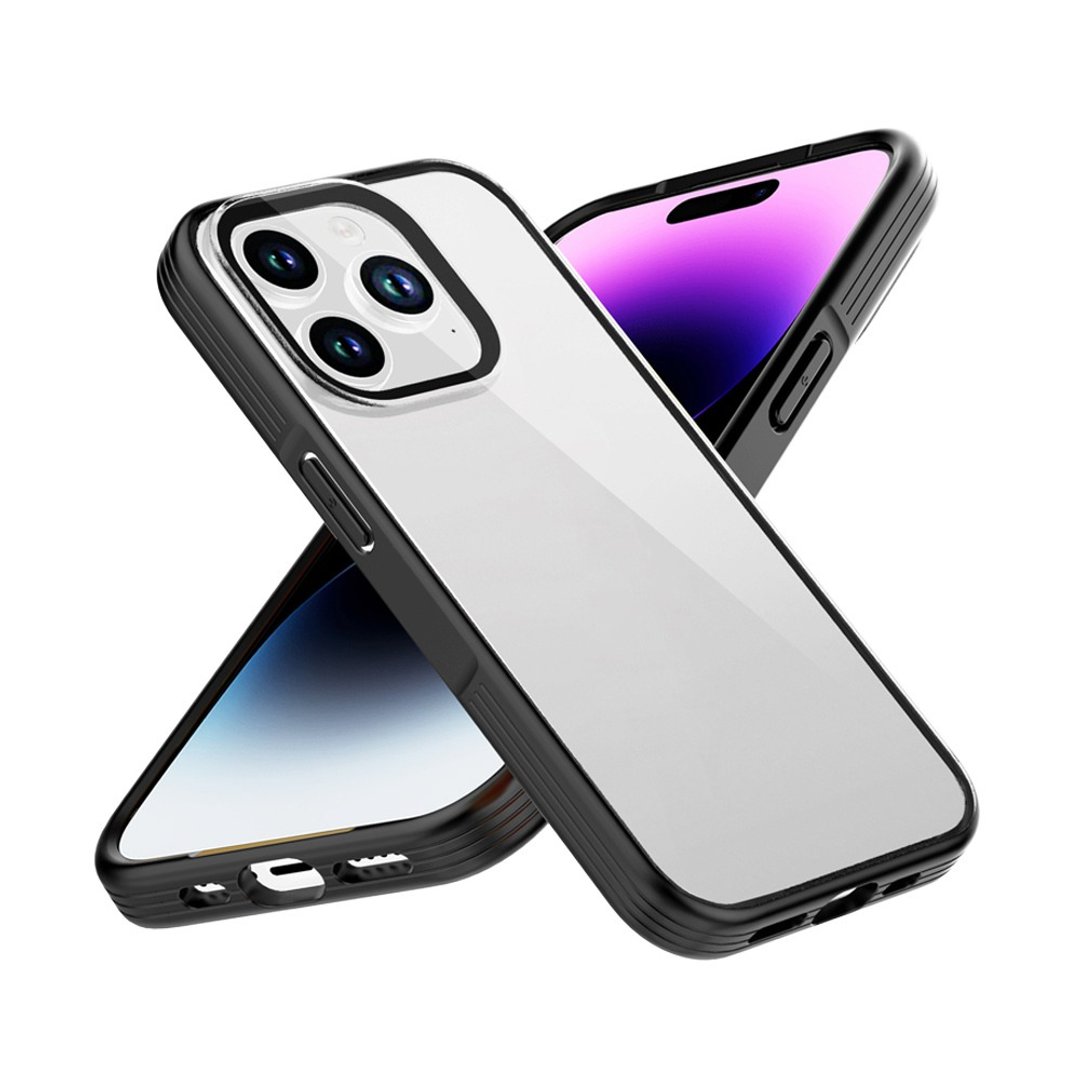 VOYAGE 超军规防摔保护壳-Pure Sport 酷黑-iPhone 15 Pro (6.1) - 手机壳/手机套 - 其他材质 透明
