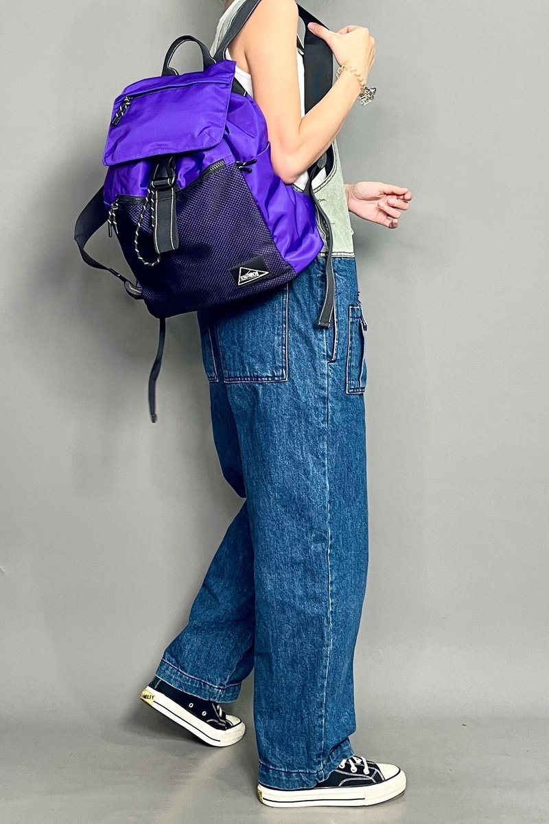 MATT背包 - 后背包/双肩包 - 环保材料 紫色