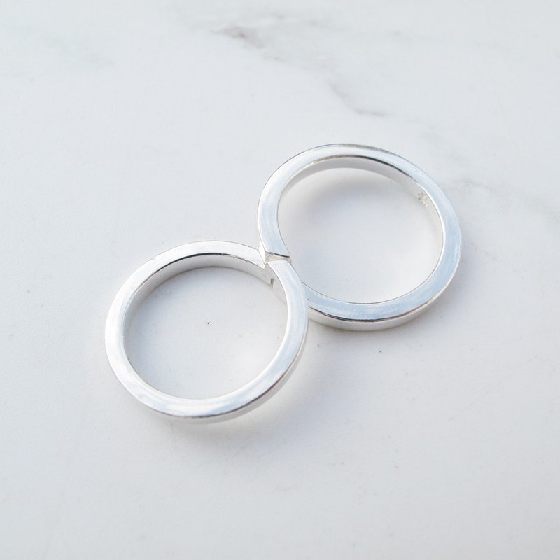 DIY手工银饰教学卷 | 文化币可 |相伴 纯银情侣对戒 | 大员囡仔 - 金工/饰品 - 纯银 