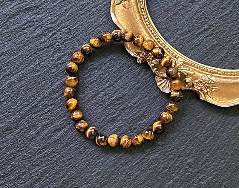 虎眼石 激发勇气 增加信心 招财 助事业运 简约能量 定制化手链 - 手链/手环 - 水晶 多色