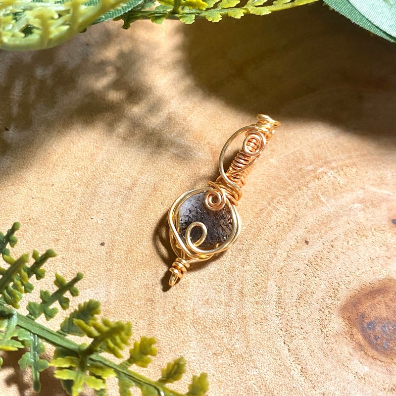 能量水晶项链灵摆-祝愿-超七、编织灵摆项链 - 项链 - 水晶 紫色