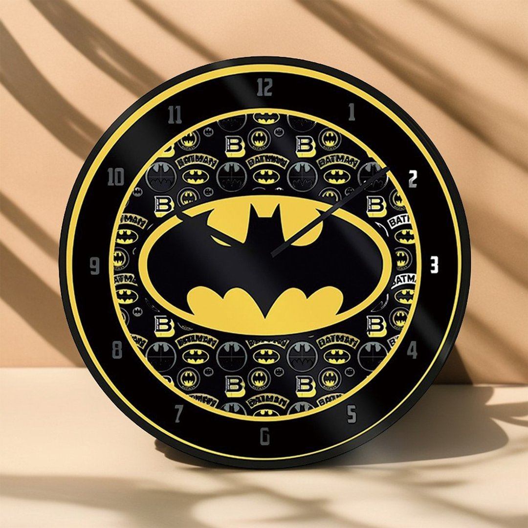 【DC蝙蝠侠】蝙蝠侠 Batman LOGO 经典款蝙蝠侠时钟/挂钟 - 时钟/闹钟 - 其他材质 
