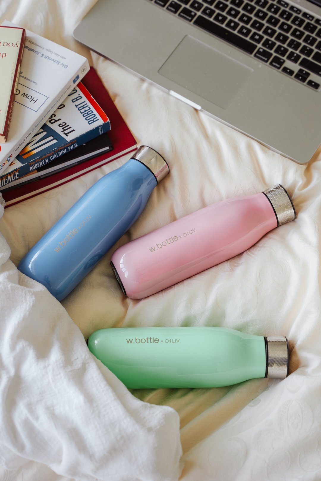 01LIV x wbottle 500ml不锈钢双层真空茶滤防漏保温瓶环保杯粉色 - 保温瓶/保温杯 - 不锈钢 粉红色