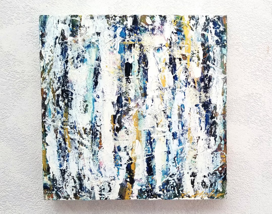 Frost and Beauty Oil Painting - 海报/装饰画/版画 - 木头 白色