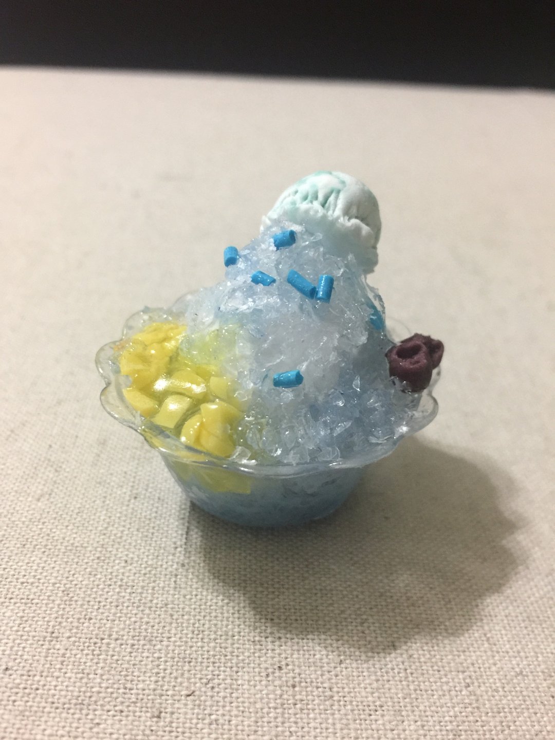 疗愈系列-蓝色海洋芒果冰 - 摆饰 - 树脂 多色