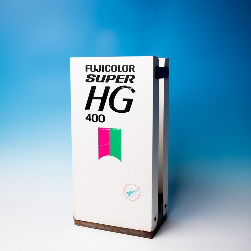 桑惠商号 FUJIFILM富士底片 80s 铸铁烤漆雨伞桶 - 摆饰 - 其他金属 白色