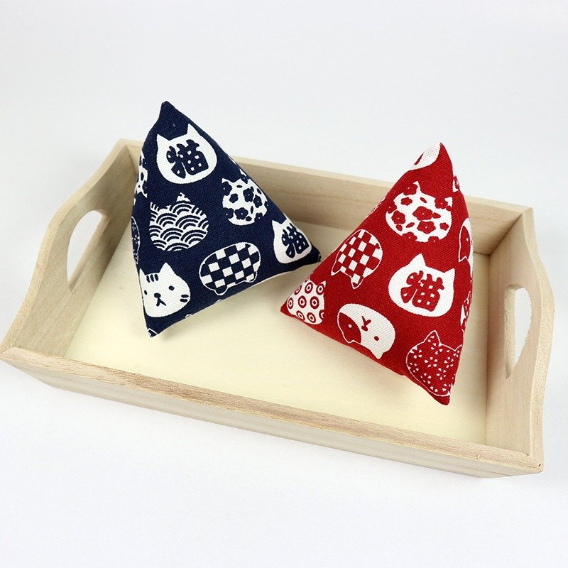 猫草玩具 猫草粽-猫脸 - 玩具 - 棉．麻 多色