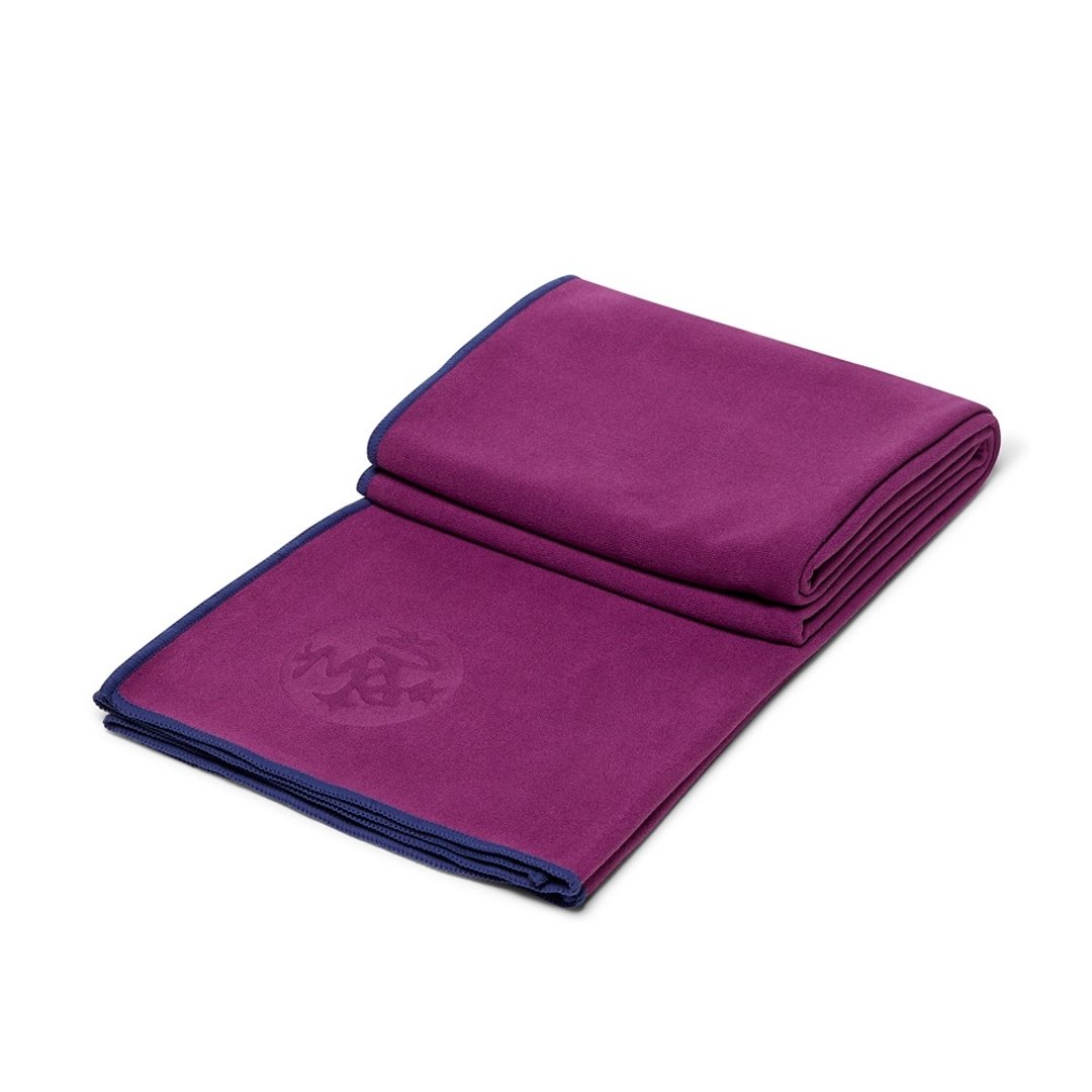 【Manduka】eQua Towel 瑜珈铺巾 - Purple Lotus (湿止滑) - 运动配件 - 聚酯纤维 紫色