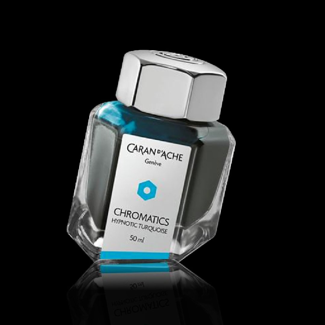 CARAN d ACHE 卡塔尔 色彩墨水(碧绿蓝) - 墨水 - 颜料 绿色