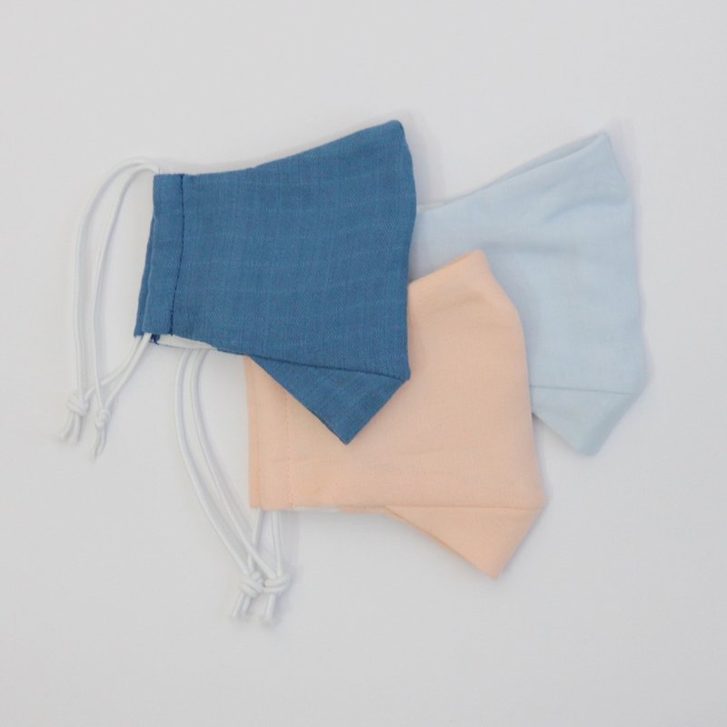 【防疫】儿童(1-7Y)专用 纯棉印花立体口罩 台湾制造 可放入医疗 - 口罩 - 棉．麻 白色